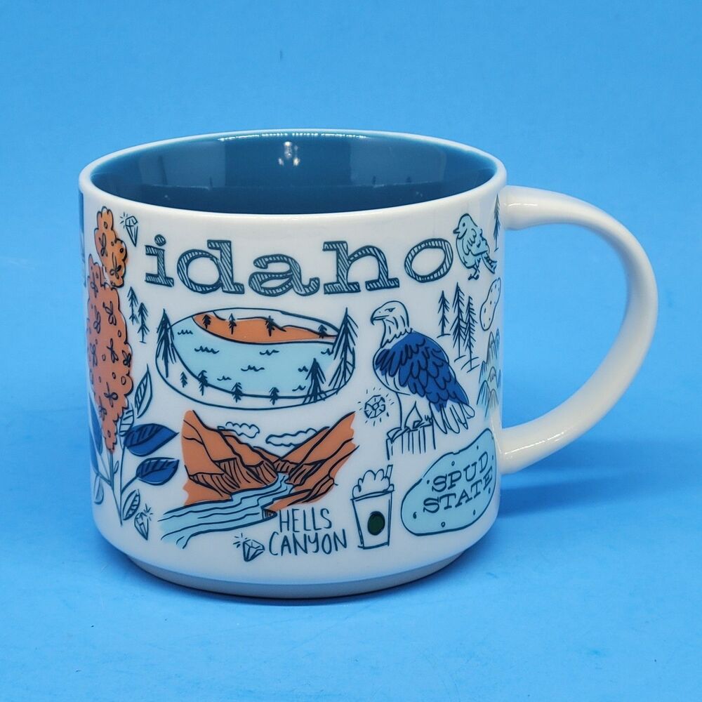 Starbucks "BEEN THERE SERIES" IDAHO 3 1/2"T X 3 3/4"W MUG NEW Condition
